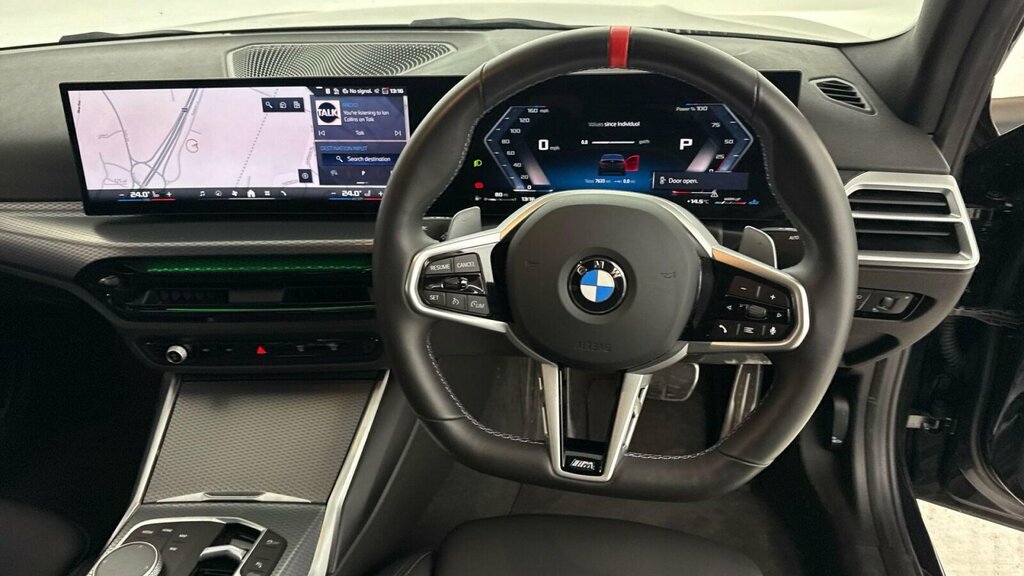 BMW 3 Series M340i Xdrive Saloon YJ75UDK Black #5