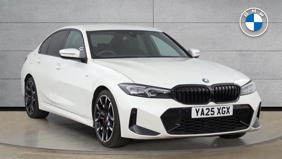BMW 3 Series 320I M Sport Saloon YA25XGX White #2
