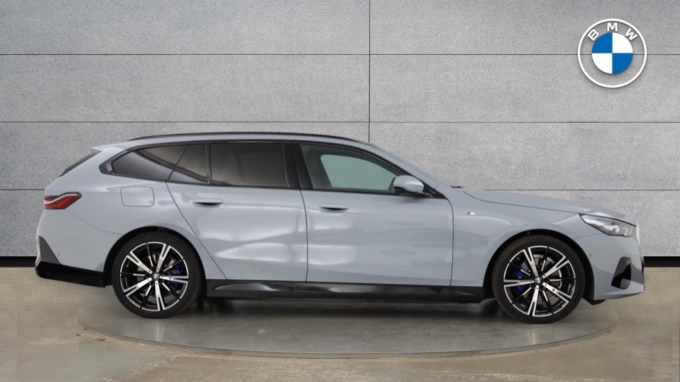 BMW 5 Series 530E M Sport Touring YF75AEJ Grey #5