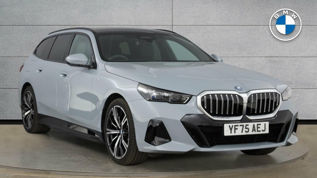 BMW 5 Series 530E M Sport Touring YF75AEJ Grey #2