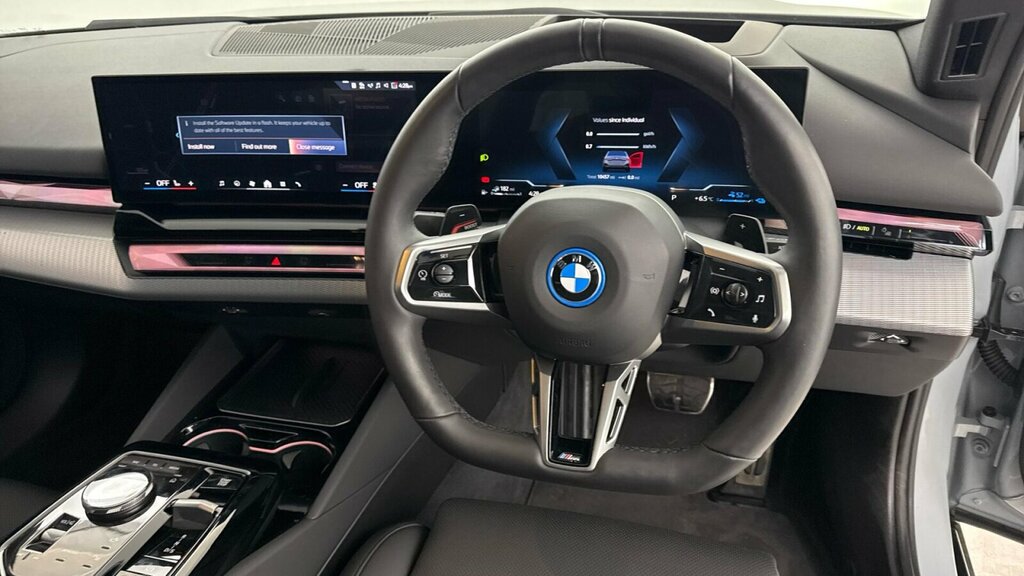 BMW 5 Series 530E M Sport Saloon YB25WRK Grey #5