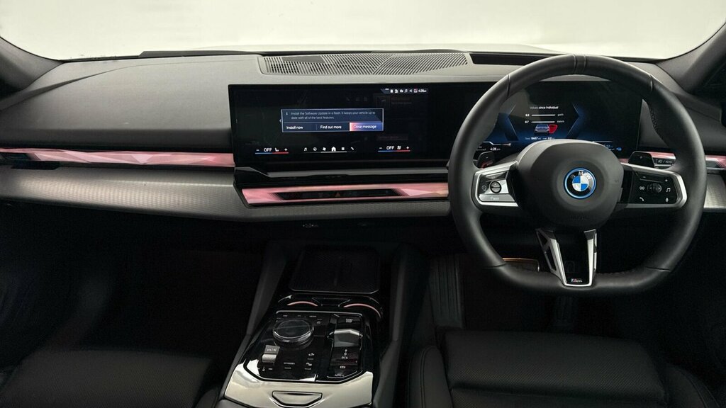 BMW 5 Series 530E M Sport Saloon YB25WRK Grey #4