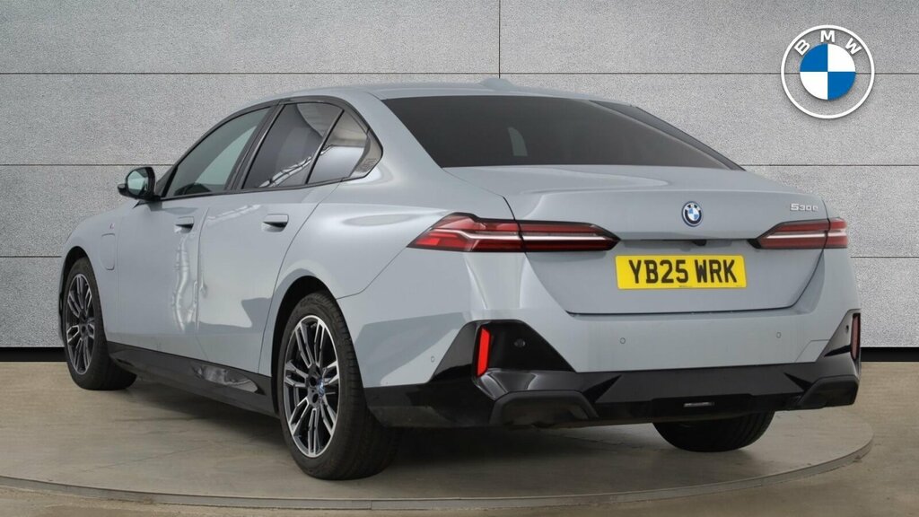 BMW 5 Series 530E M Sport Saloon YB25WRK Grey #2