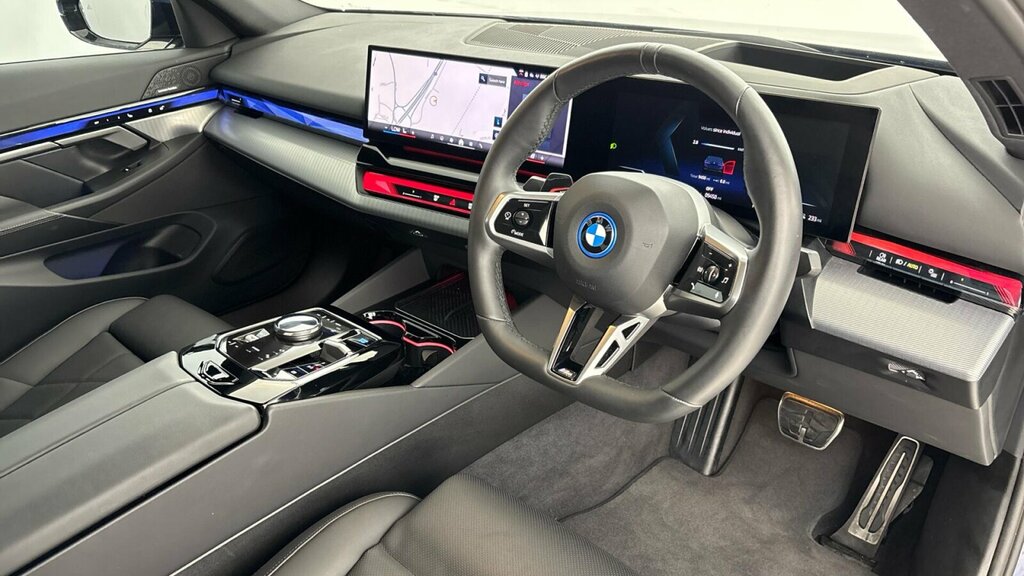 BMW i5 I5 Edrive40 M Sport Saloon YK74CAH Blue #6
