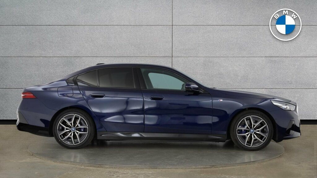 BMW i5 I5 Edrive40 M Sport Saloon YK74CAH Blue #3