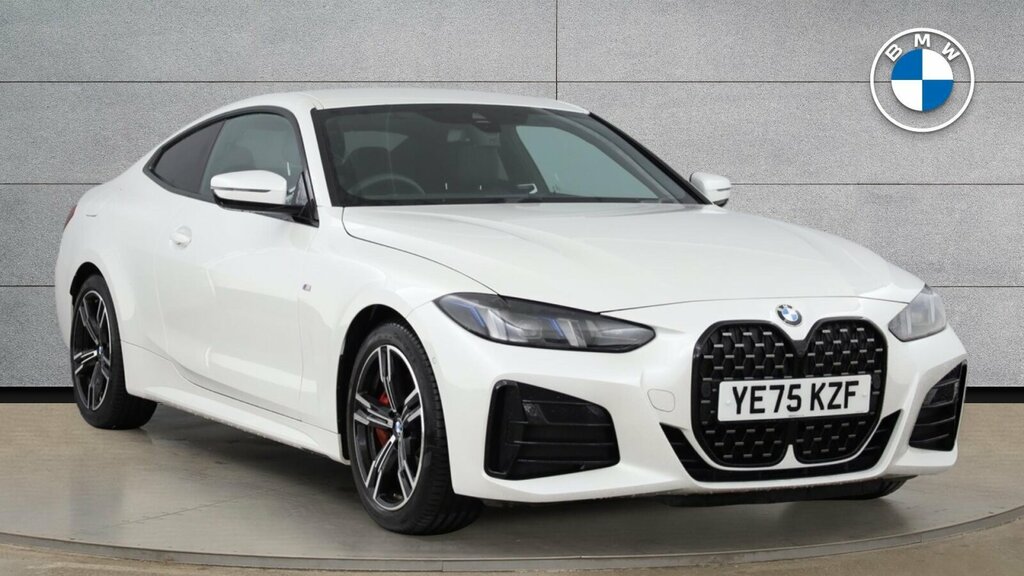 BMW 4 Series Gran Coupe 420I M Sport Coupe YE75KZF White #2