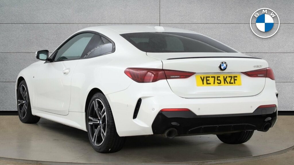 BMW 4 Series Gran Coupe 420I M Sport Coupe YE75KZF White #4