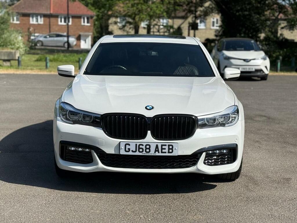 BMW 7 Series Saloon 3.0 730Ld M Sport Euro 6 Ss 20 GJ68AEB White #2