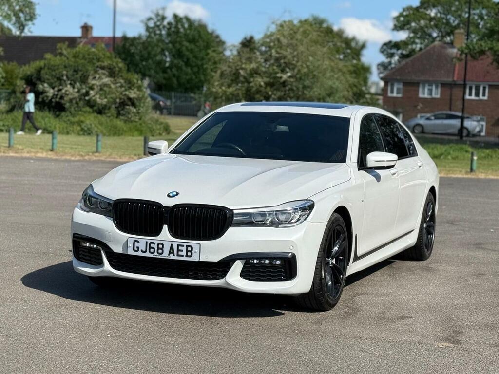 BMW 7 Series Saloon 3.0 730Ld M Sport Euro 6 Ss 20 GJ68AEB White #3