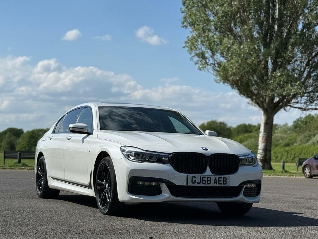BMW 7 Series Saloon 3.0 730Ld M Sport Euro 6 Ss 20 GJ68AEB White #5