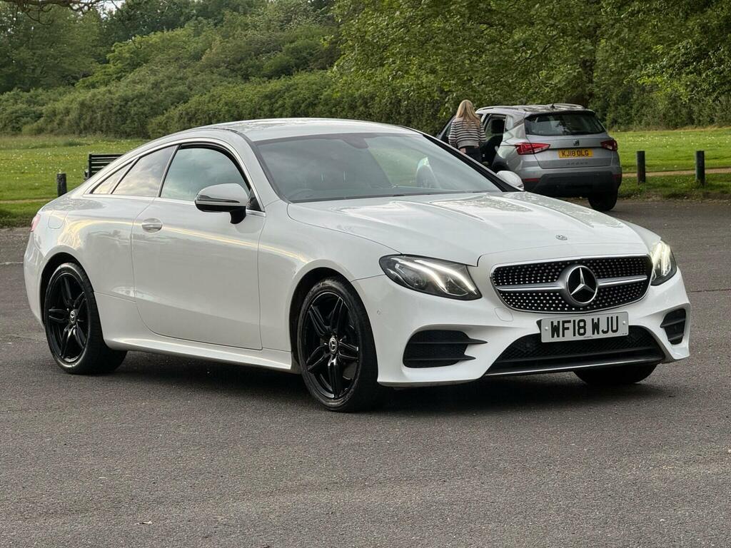 Mercedes-Benz E Class Coupe 2.0 E220d Amg Line G-tronic Euro 6 Ss WF18WJU White #5