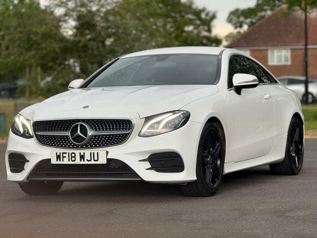 Mercedes-Benz E Class Coupe 2.0 E220d Amg Line G-tronic Euro 6 Ss WF18WJU White #3