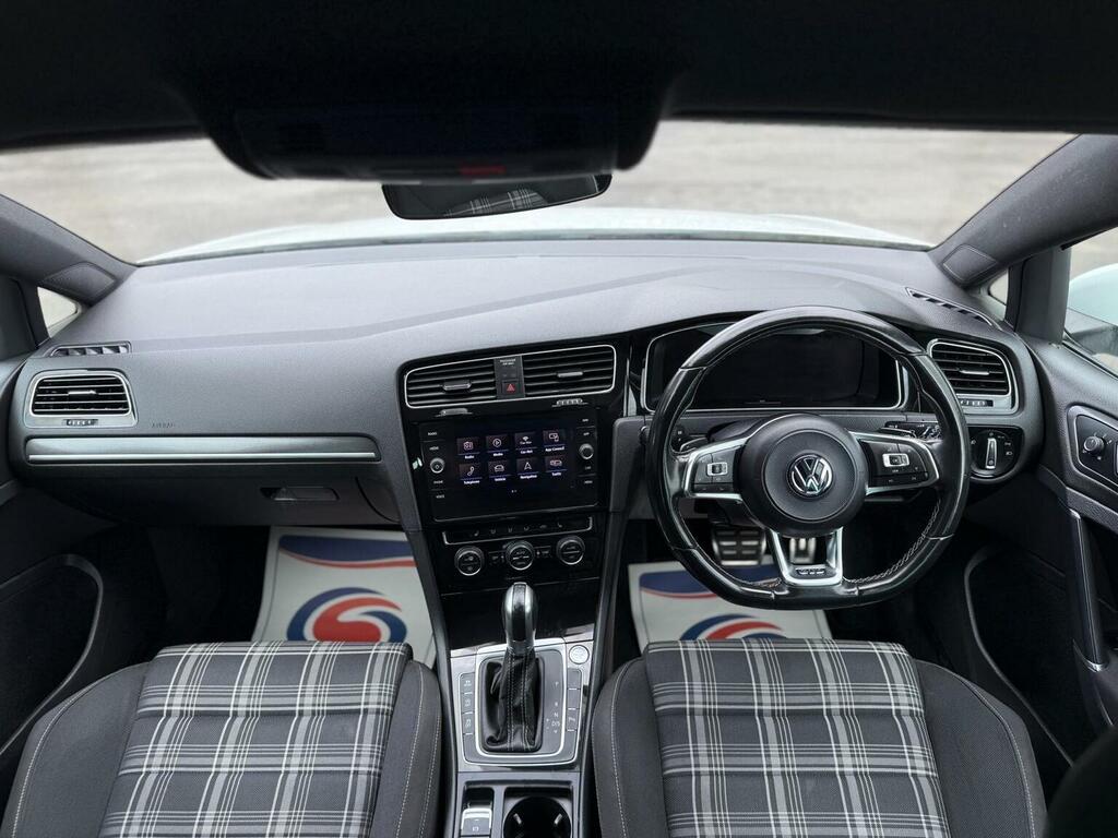 Volkswagen Golf Estate 2.0 Tdi Gtd Blueline Dsg Euro 6 Ss PV19LUR White #2
