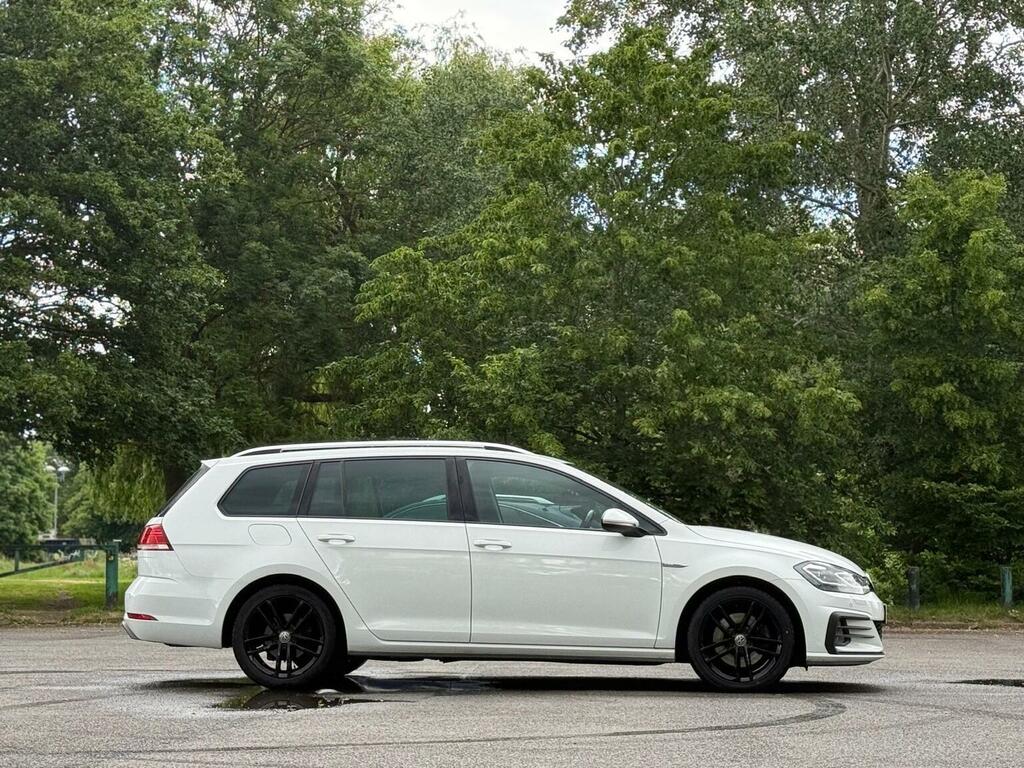 Volkswagen Golf Estate 2.0 Tdi Gtd Blueline Dsg Euro 6 Ss PV19LUR White #6