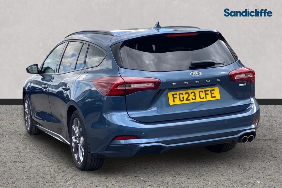 Ford Focus Focus St-line Estate 1.0L Ecoboost 125Ps Mhev Fwd FG23CFE Blue #6