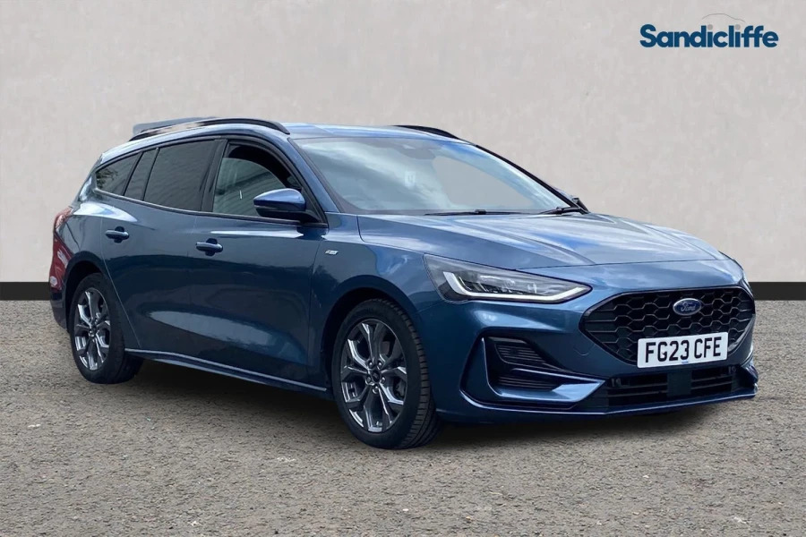 Ford Focus Focus St-line Estate 1.0L Ecoboost 125Ps Mhev Fwd Blue