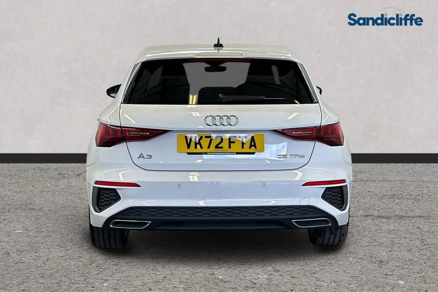 Audi A3 A3 35 Tfsi S Line S Tronic Hatchback VK72FTA White #5