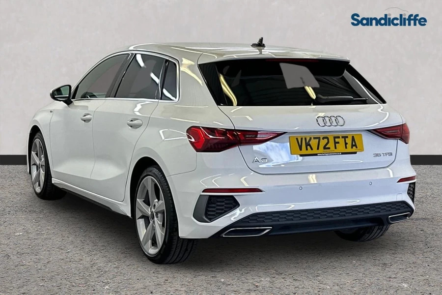 Audi A3 A3 35 Tfsi S Line S Tronic Hatchback VK72FTA White #6