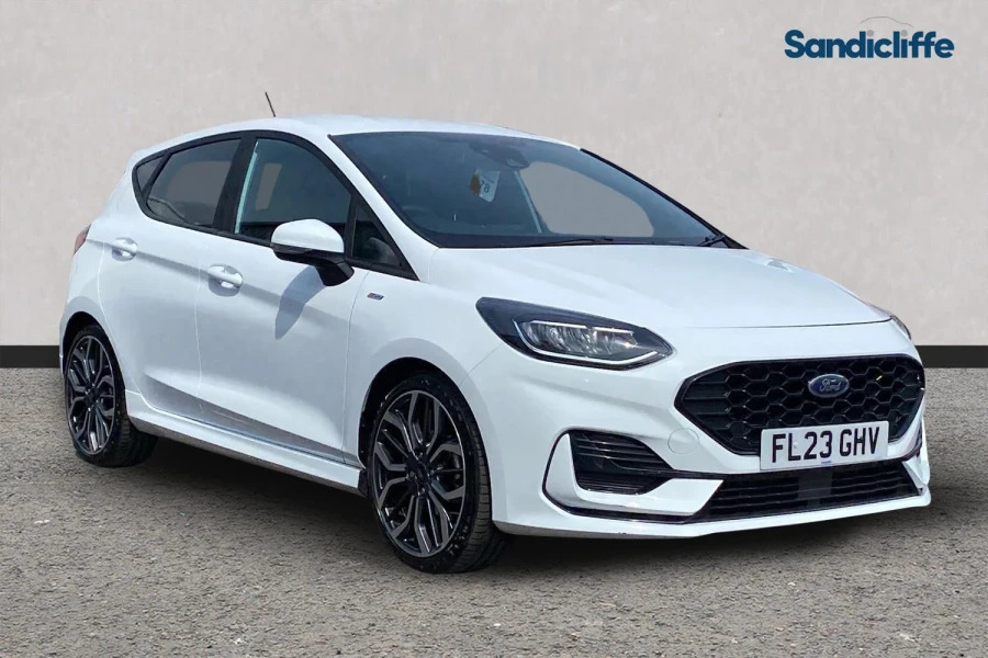 Ford Fiesta Fiesta St-line X 1.0L Ecoboost 125Ps Mhev F White