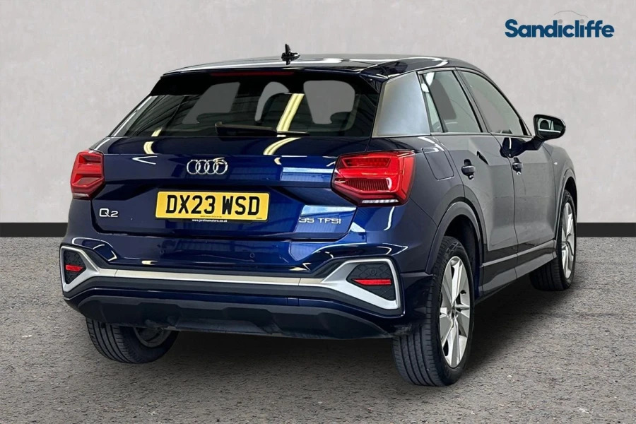 Audi Q2 Q2 35 Tfsi S Line S Tronic Estate DX23WSD Blue #4