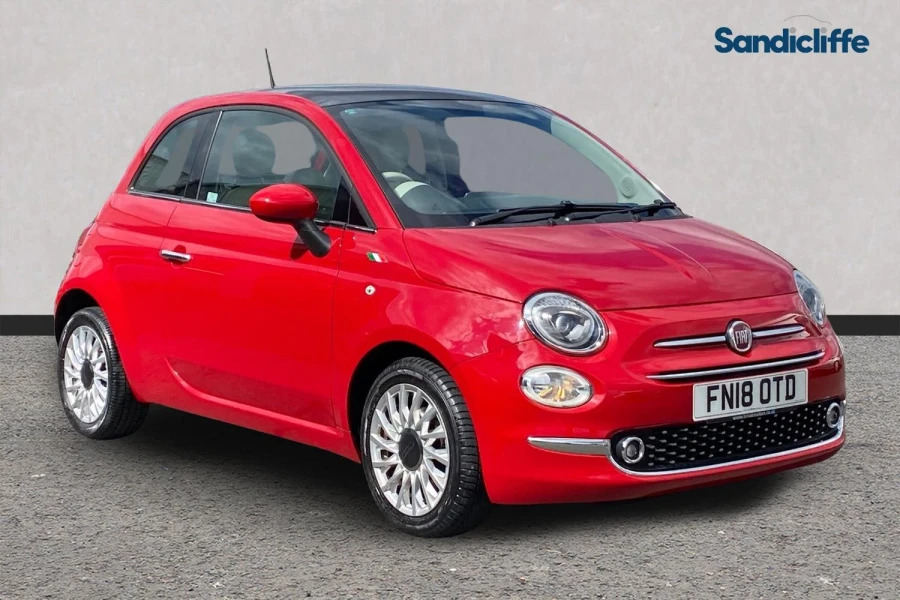 Fiat 500 500 1.2 Lounge Hatchback Red