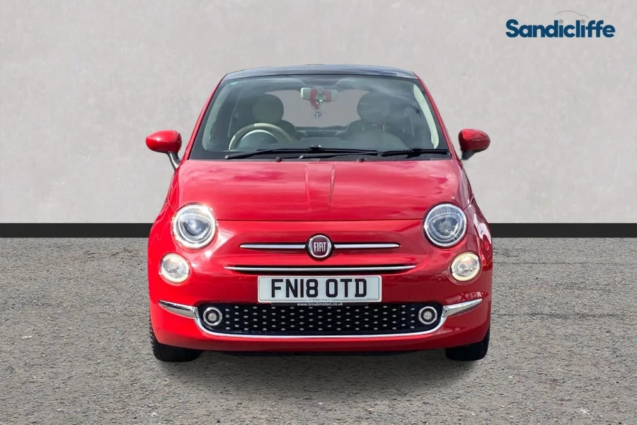 Fiat 500 500 1.2 Lounge Hatchback FN18OTD Red #2