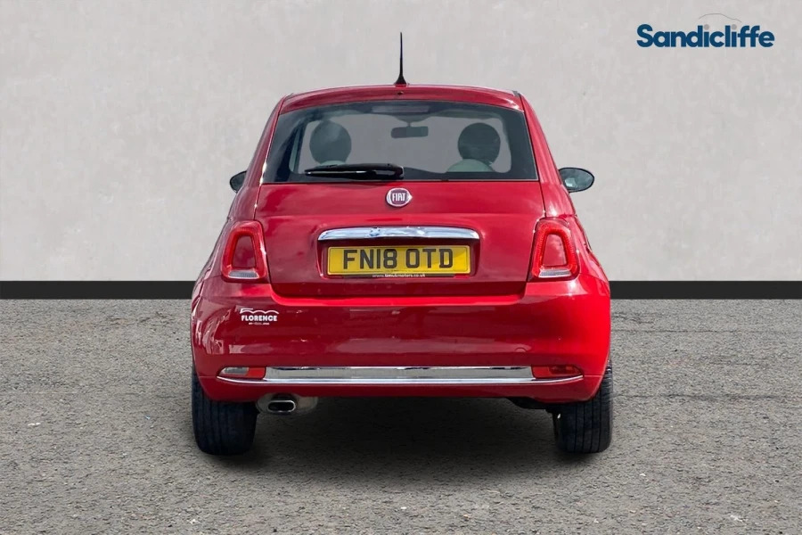 Fiat 500 500 1.2 Lounge Hatchback FN18OTD Red #5