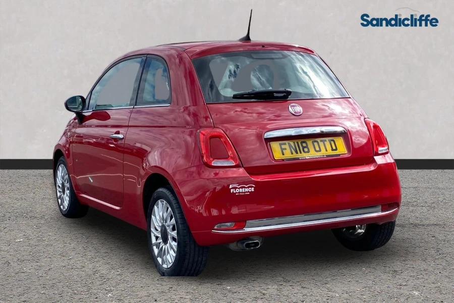 Fiat 500 500 1.2 Lounge Hatchback FN18OTD Red #6