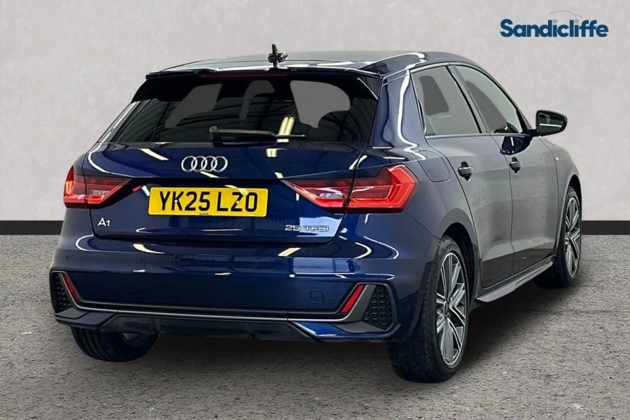 Audi A1 A1 25 Tfsi S Line S Tronic Hatchback YK25LZO Blue #4
