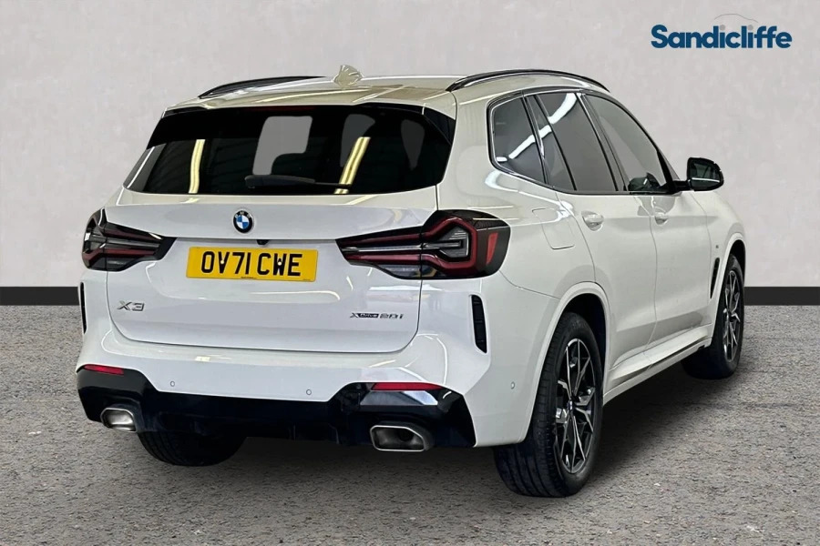 BMW X3 X3 Xdrive20i Mht M Sport Step Estate OV71CWE White #4