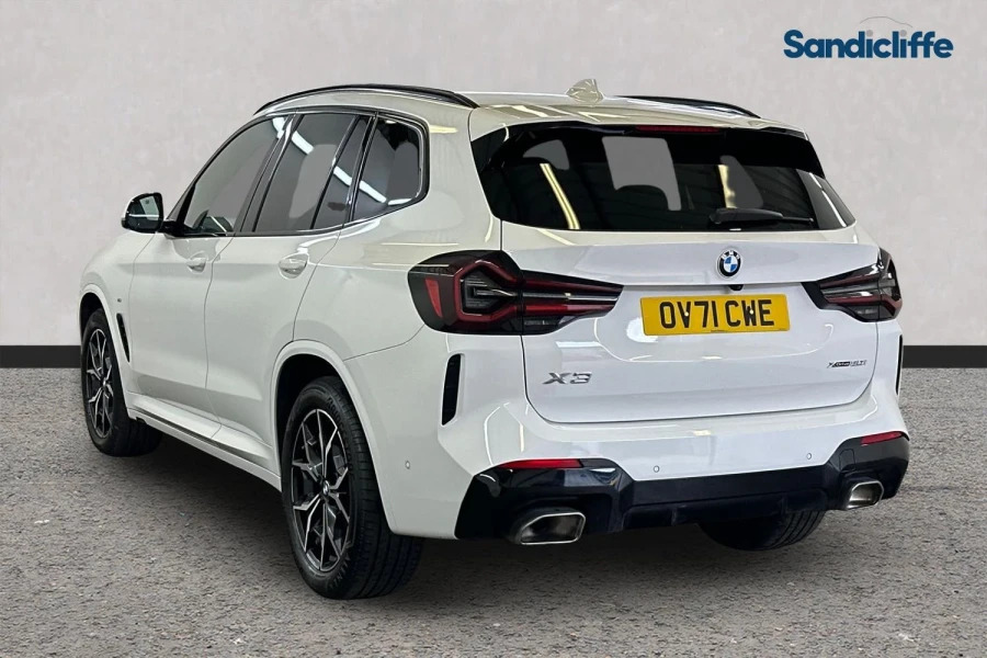 BMW X3 X3 Xdrive20i Mht M Sport Step Estate OV71CWE White #6