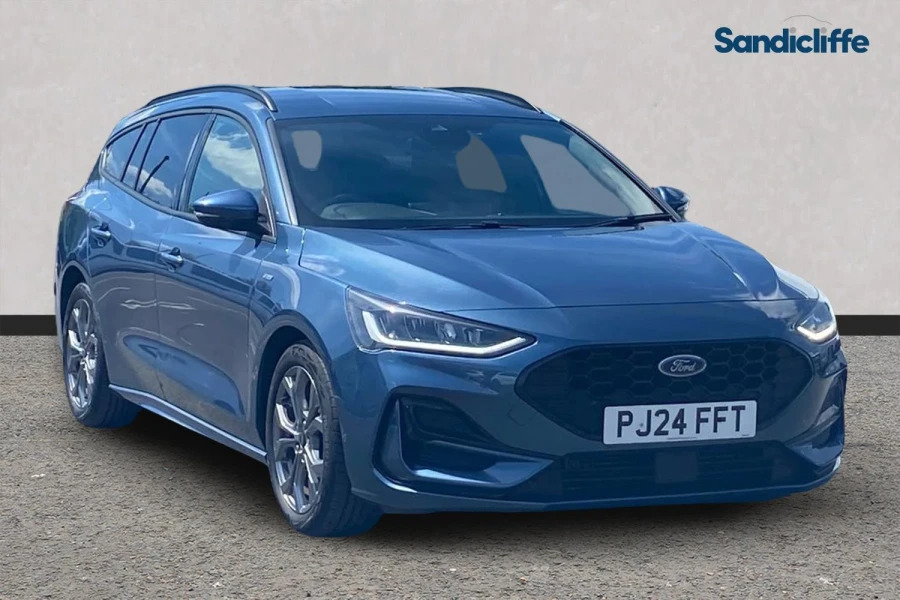 Ford Focus Focus St-line Estate 1.0L Ecoboost 155Ps Mhev Fwd Blue