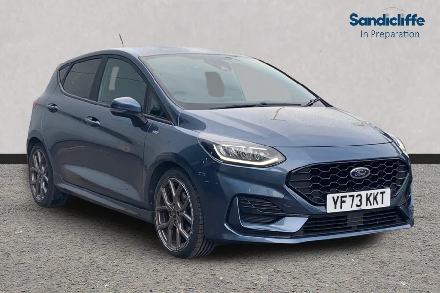 Ford Fiesta Fiesta St-line 1.0L Ecoboost 125Ps Mhev Fwd Blue
