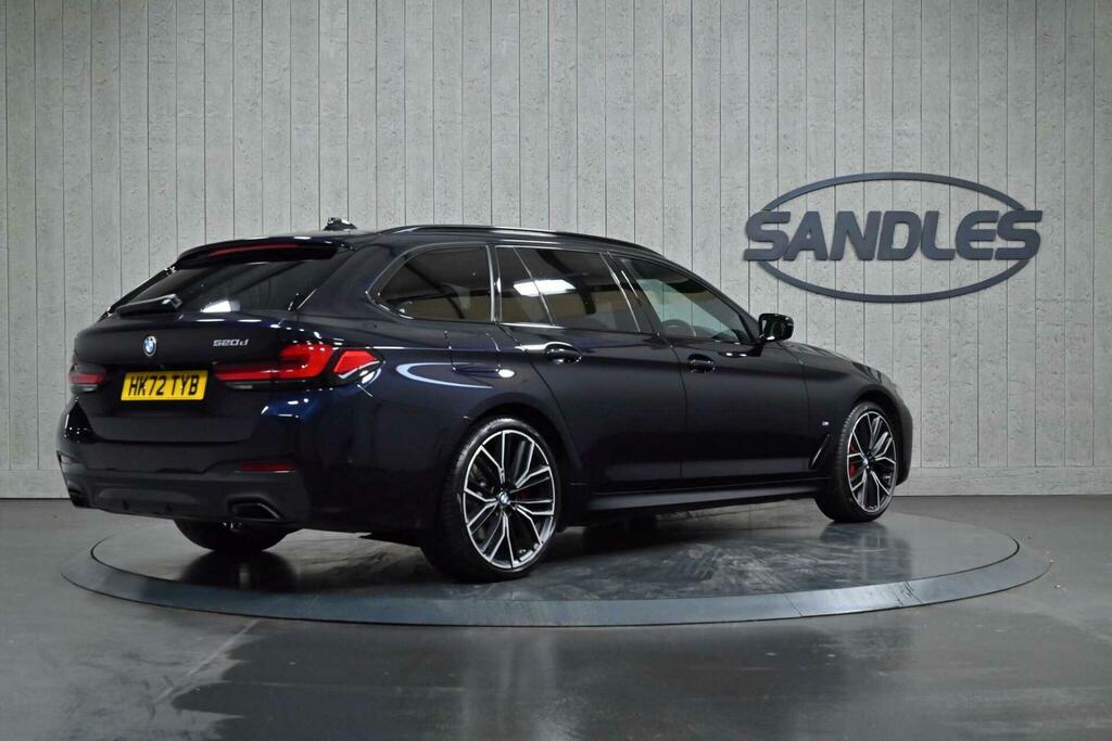 BMW 5 Series 2.0 520D Mht M Sport Touring Steptronic Euro 6 S Black #6
