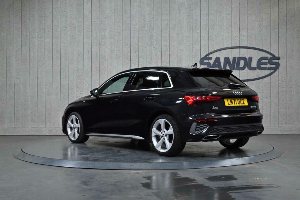 Audi A3 1.0 Tfsi 30 S Line Sportback S Tronic Euro 6 Ss Black #4