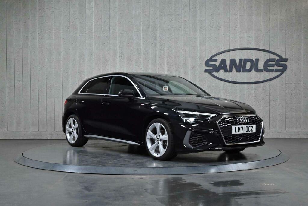 Audi A3 1.0 Tfsi 30 S Line Sportback S Tronic Euro 6 Ss Black
