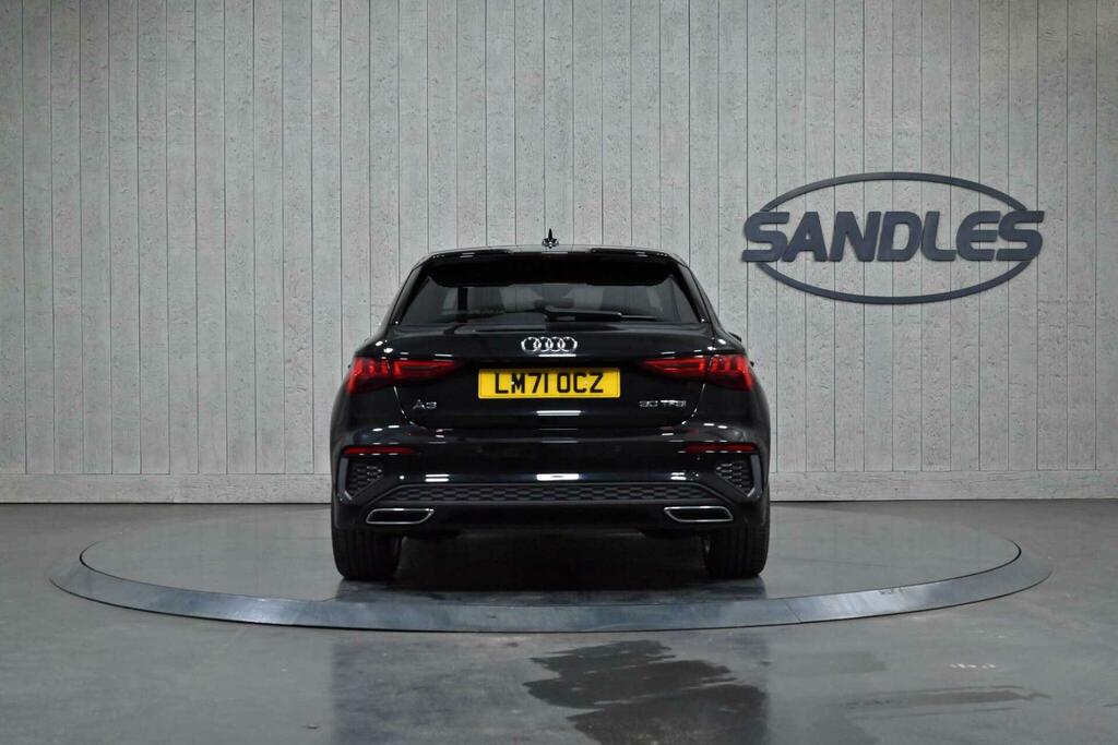 Audi A3 1.0 Tfsi 30 S Line Sportback S Tronic Euro 6 Ss Black #5