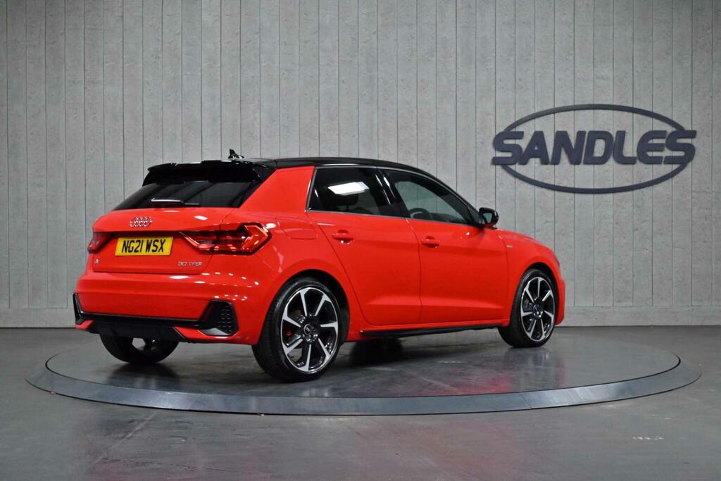 Audi A1 1.0 Tfsi 30 Black Edition Sportback Euro 6 Ss 5 NG21WSX Red #6