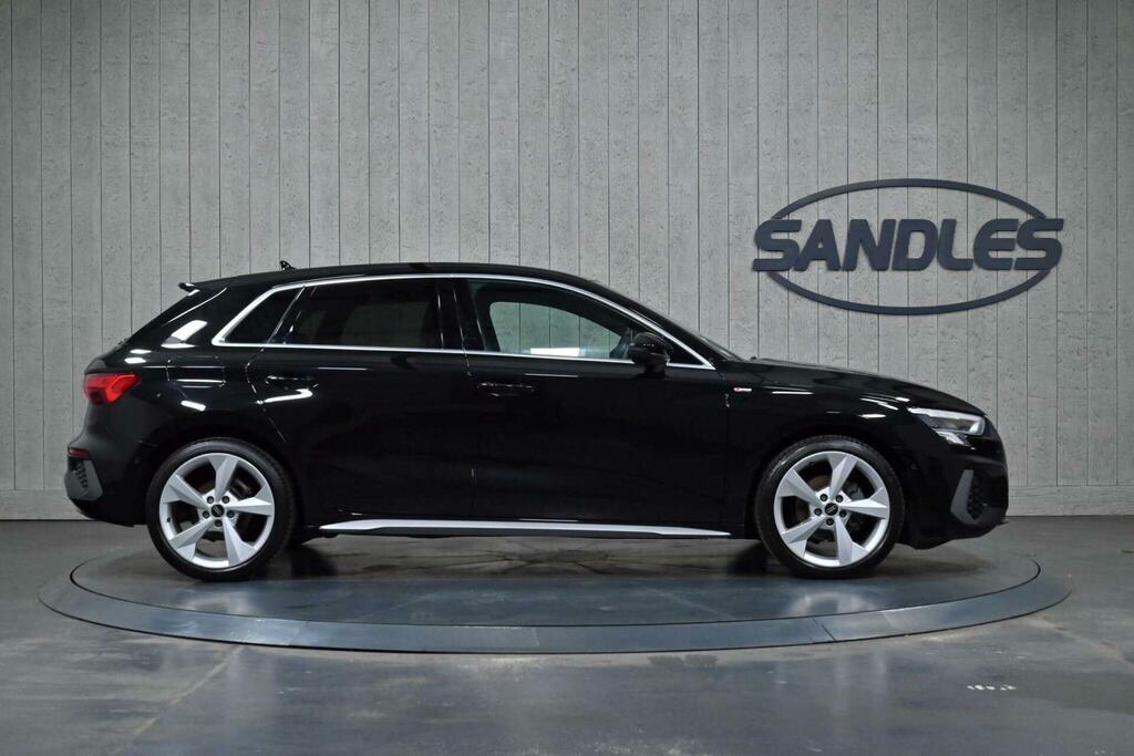 Audi A3 1.0 Tfsi 30 S Line Sportback S Tronic Euro 6 Ss LR22YZE Black #5