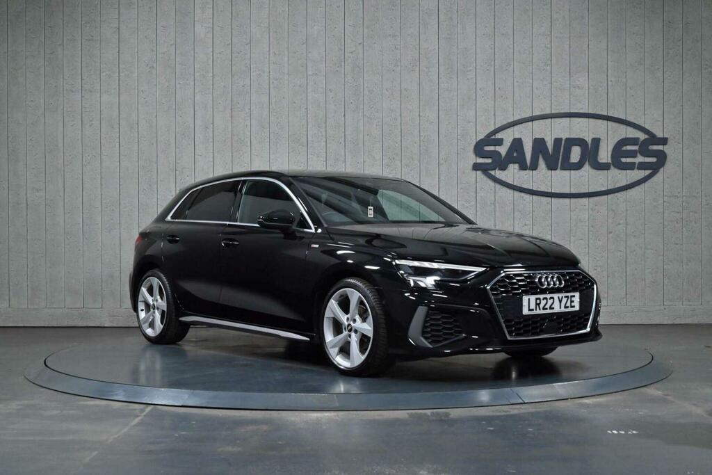 Audi A3 1.0 Tfsi 30 S Line Sportback S Tronic Euro 6 Ss Black