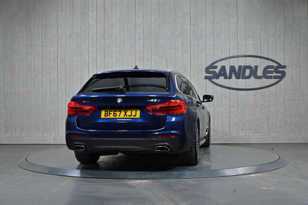 BMW 5 Series 2.0 520D M Sport Touring Xdrive Euro 6 Ss BF67XJJ Blue #6