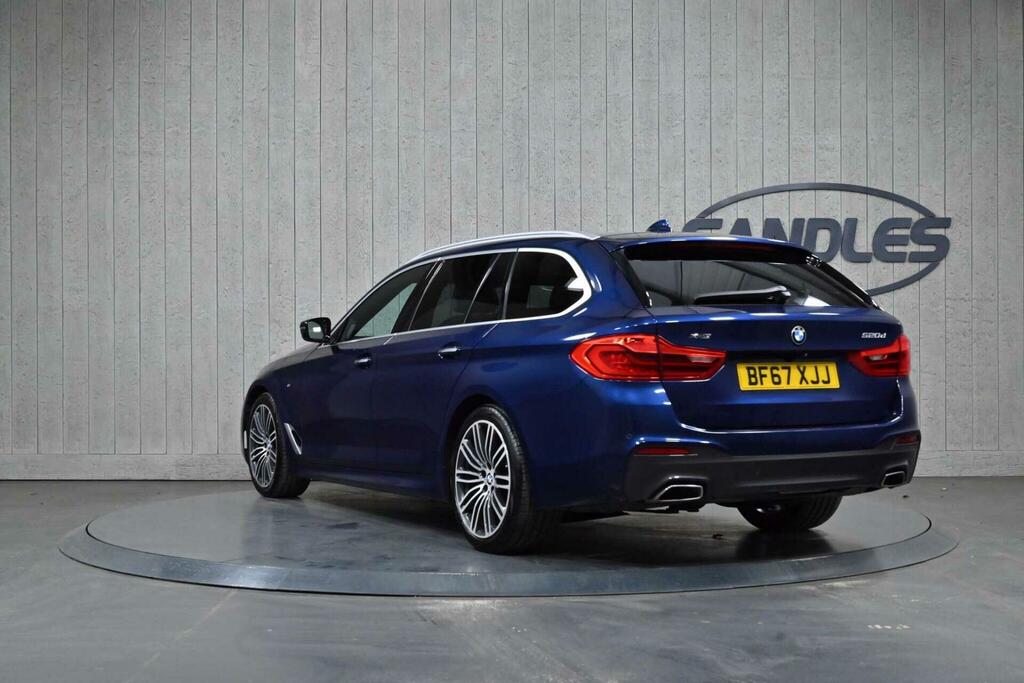 BMW 5 Series 2.0 520D M Sport Touring Xdrive Euro 6 Ss BF67XJJ Blue #3
