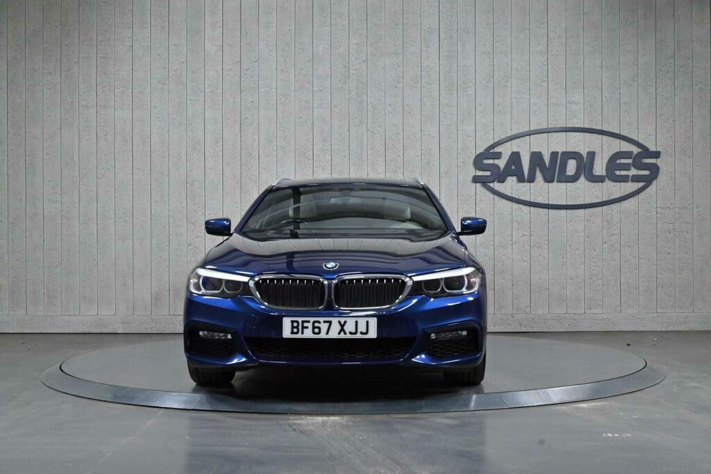 BMW 5 Series 2.0 520D M Sport Touring Xdrive Euro 6 Ss BF67XJJ Blue #4