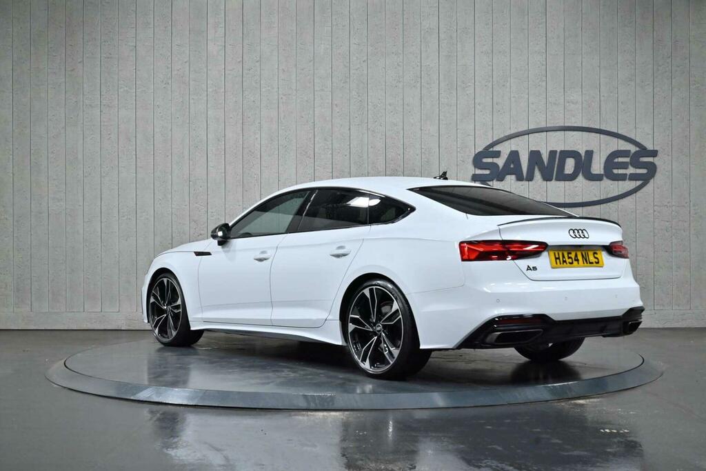 Audi A5 2.0 Tfsi 35 Black Edition Sportback S Tronic Euro HA54NLS White #3