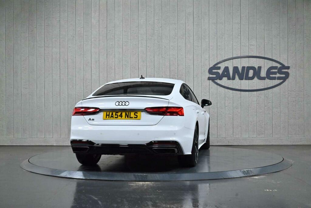 Audi A5 2.0 Tfsi 35 Black Edition Sportback S Tronic Euro HA54NLS White #6