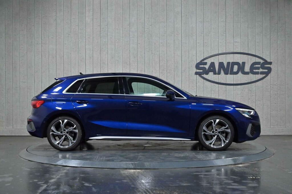 Audi A3 1.5 Tfsi 35 S Line Sportback S Tronic Euro 6 Ss RO21KXT Blue #5