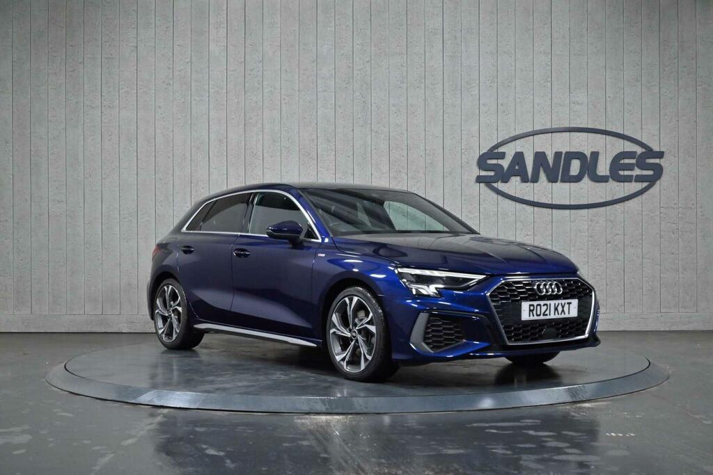 Audi A3 1.5 Tfsi 35 S Line Sportback S Tronic Euro 6 Ss Blue