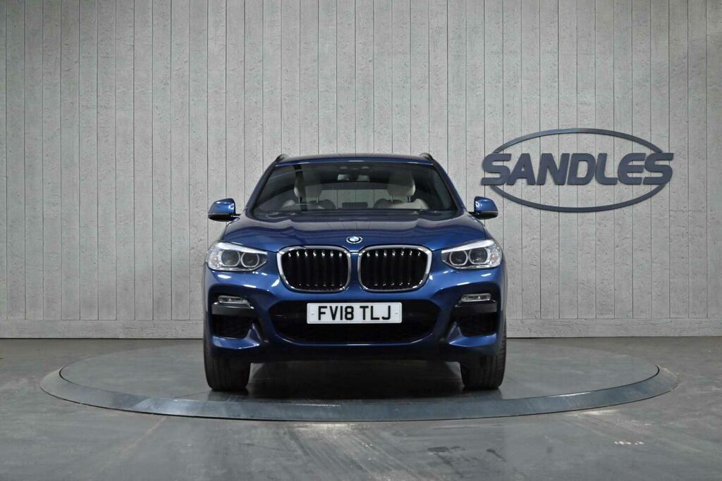BMW X3 3.0 30D M Sport Xdrive Euro 6 Ss FV18TLJ Blue #4