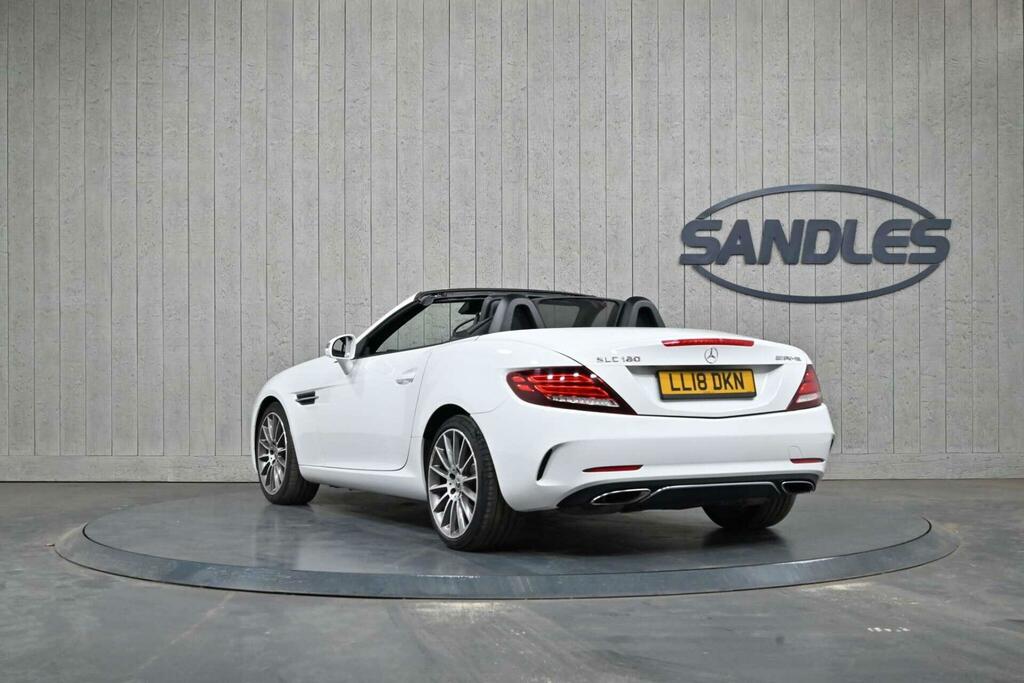 Mercedes-Benz SLC 1.6 Slc180 Amg Line G-tronic Euro 6 Ss White #3