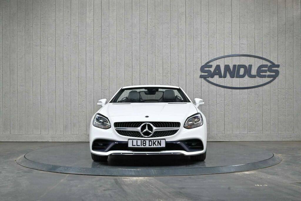 Mercedes-Benz SLC 1.6 Slc180 Amg Line G-tronic Euro 6 Ss White #4